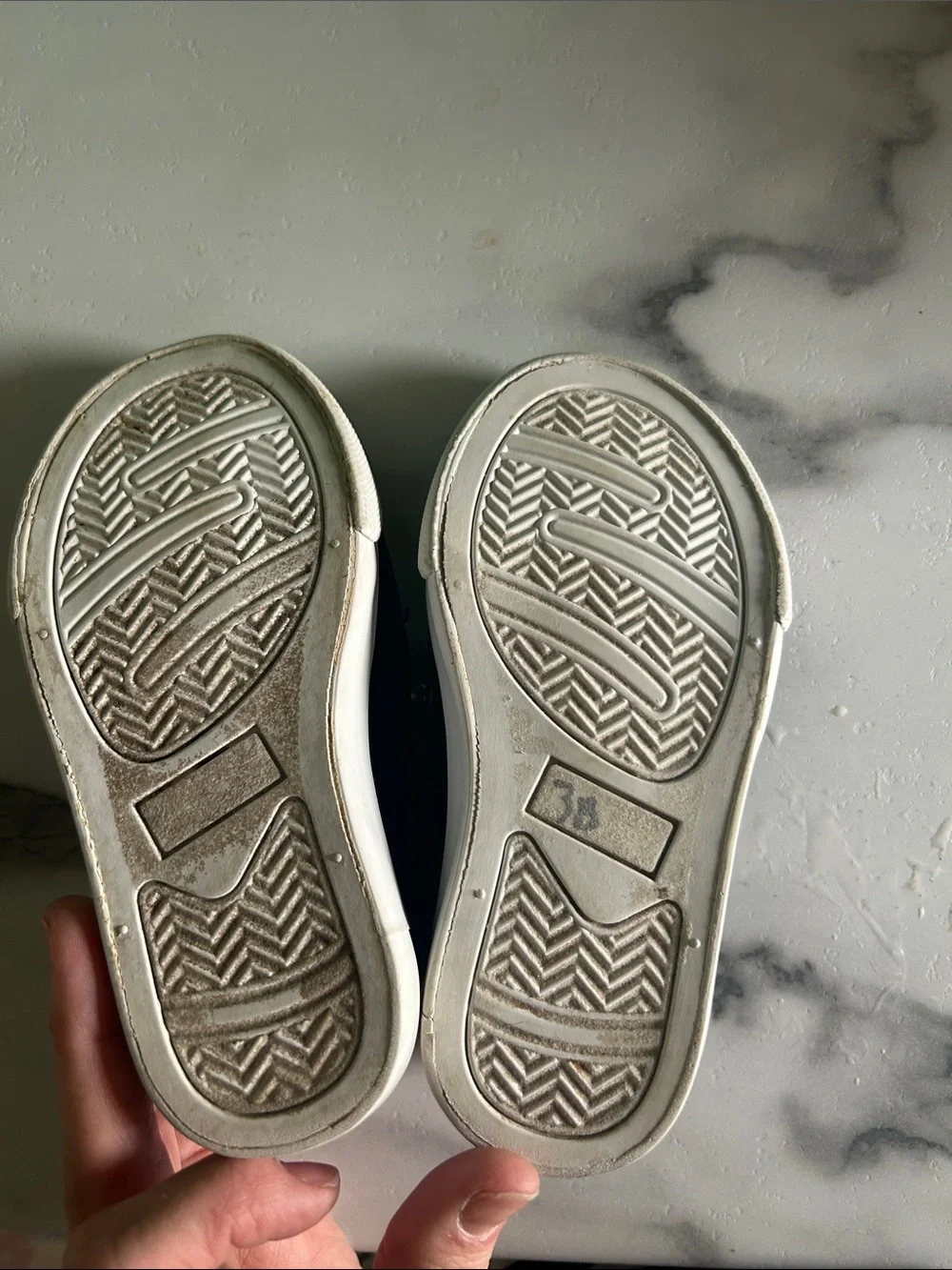 Gymboree Navy and White Kids Canvas Boat Sneakers